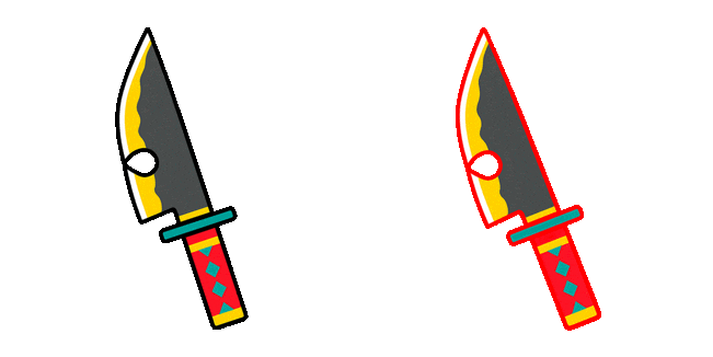 Kimetsu no Yaiba Tengen Uzui Swords Animated Cursor
