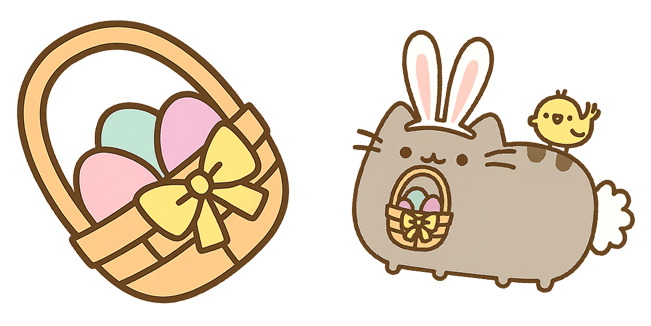 Pusheen The Cat Easter Basket Cursor