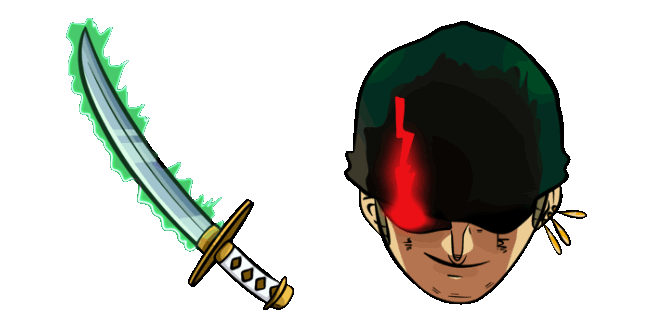 One Piece Zoro King Of Hell Animated Cursor