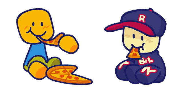 Roblox Noob & Guest Pizza Party Cursor