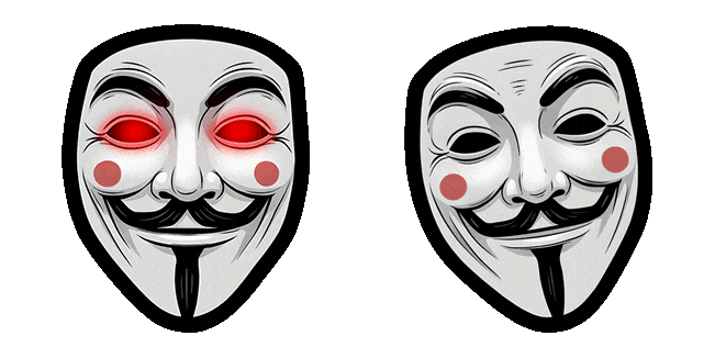 Anonymous Mask Animated Cursor