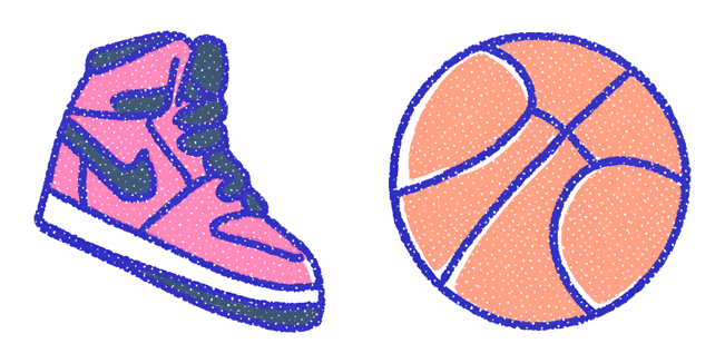 Nike High Sneakers & Basketball Cursor