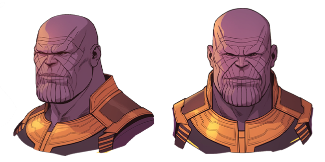 Marvel Thanos Head Cursor