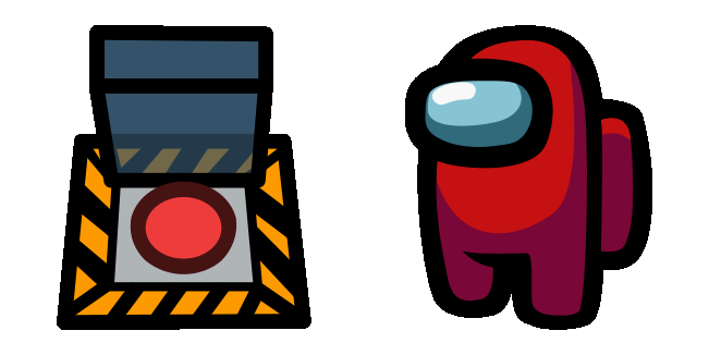 Among Us Red & Emergency Button Animated Cursor