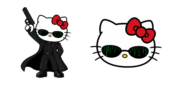 Hello Kitty x Matrix Crossover Cursor