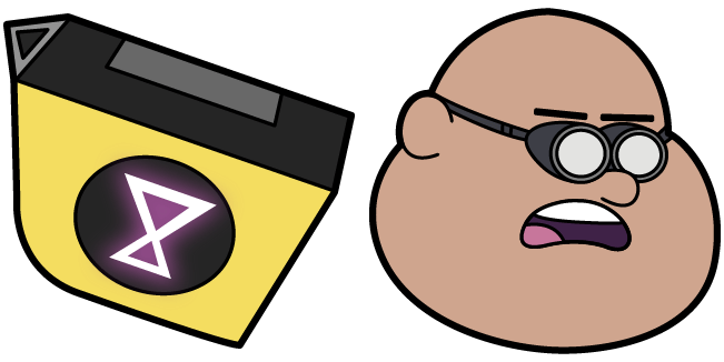 Gravity Falls Blendin Blandin & Time Tape Cursor