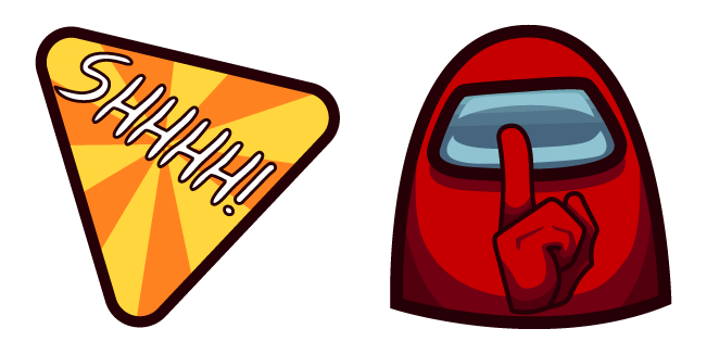 Among Us Crewmate Shhh! Cursor