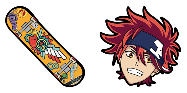SK8 the Infinity Reki Kyan & Skateboard Cursor