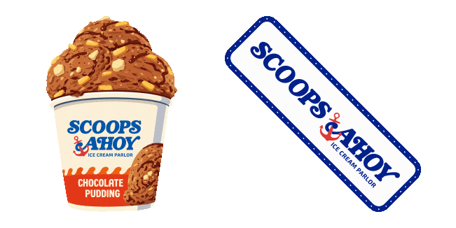 Stranger Things Scoops Ahoy Animated Cursor