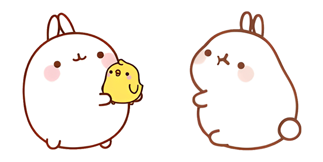 Molang with Piu Piu Cursor