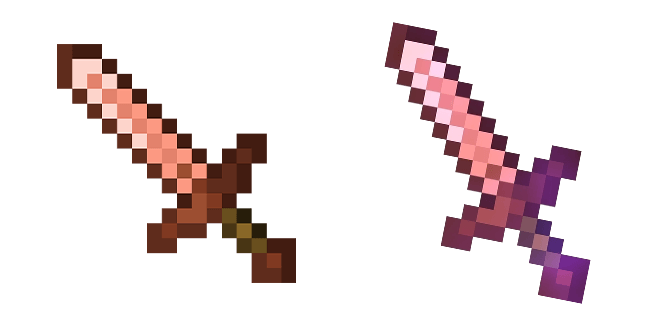 Minecraft Enchanted Copper Sword Cursor