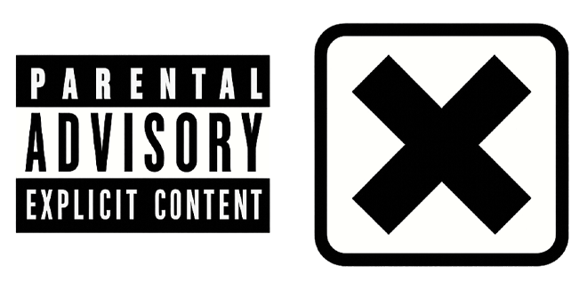 Parental Advisory Explıcıt Content Sign Cursor