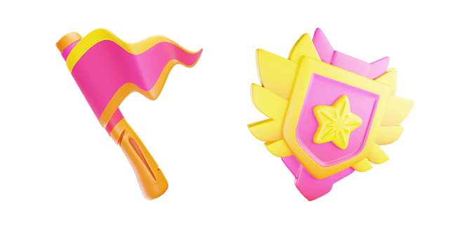 Game Flag & Game Level Up 3D Cursor
