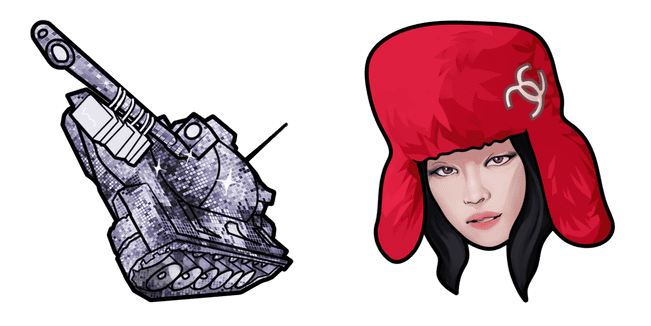 BLACKPINK Jennie & Tank Cursor