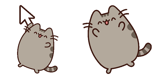Pusheen the Cat & Arrow Animated Cursor