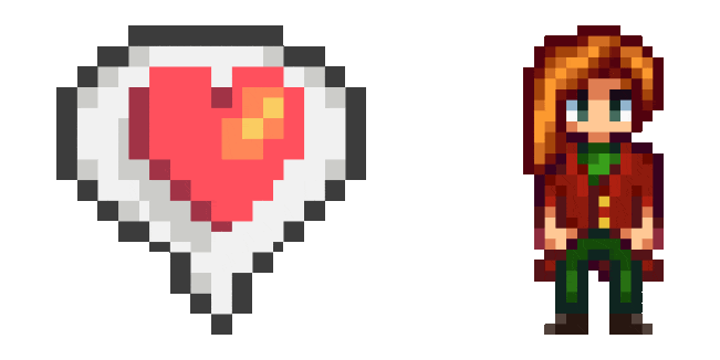 Stardew Valley Elliott Pixel Animated Cursor
