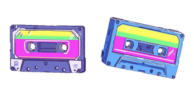 Synthwave Tape Cursor