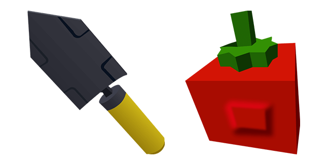 Roblox Grow a Garden Shovel & Tomato Cursor