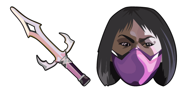 Mortal Kombat Mileena & Sai Blade Cursor