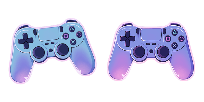 Pastel PS4 Gamepad Cursor