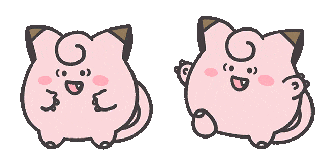 Pokemon Smile Clefairy Animated Cursor