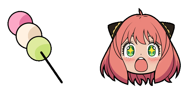 Spy x Family Anya Forger & Dango Animated Cursor