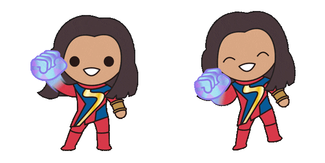 Chibi Ms Marvel Animated Cursor