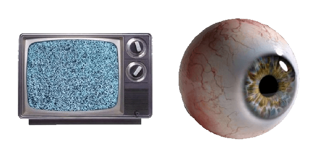 Weirdcore Aesthetic TV & Eye Cursor