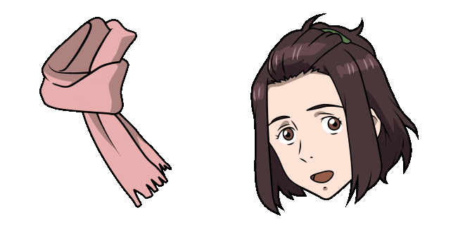 Parasyte Satomi Murano & Scarf Animated Cursor