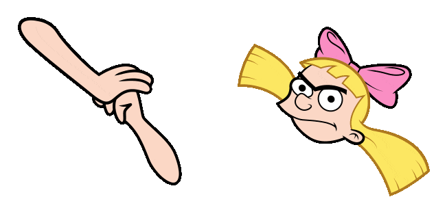 Hey Arnold Helga G. Pataki Animated Cursor
