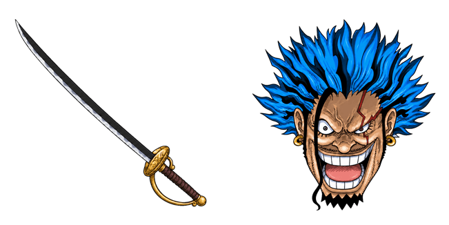 One Piece Rocks D. Xebec & Sword Cursor