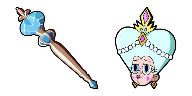 Star vs. the Forces of Evil Moon Butterfly & Royal Magic Wand Cursor