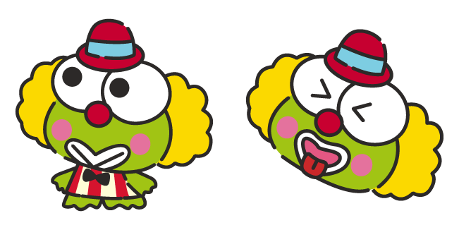 Sanrio Keroppi Halloween Clown Cursor