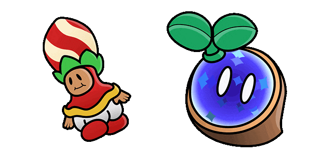 Super Mario Poplin & Wonder Seed Animated Cursor
