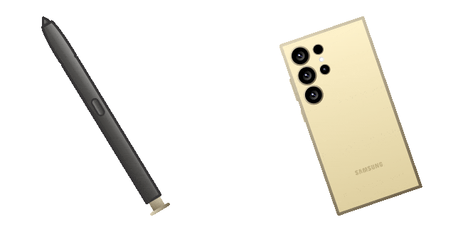 Samsung Galaxy S24 Ultra & Pen Animated Cursor