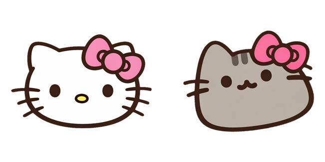 Hello Kitty & Pusheen Cursor