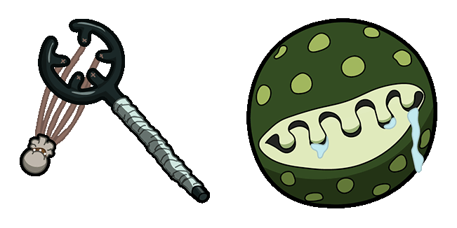 One Piece Usopp’s Slingshot & Pop Green Animated Cursor
