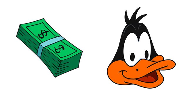 Looney Tunes Daffy Duck & Cash Cursor