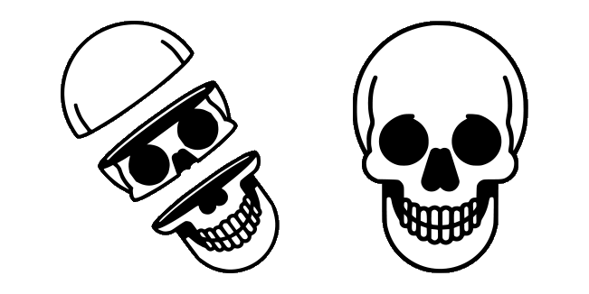 Tattoo Skull Animated Cursor