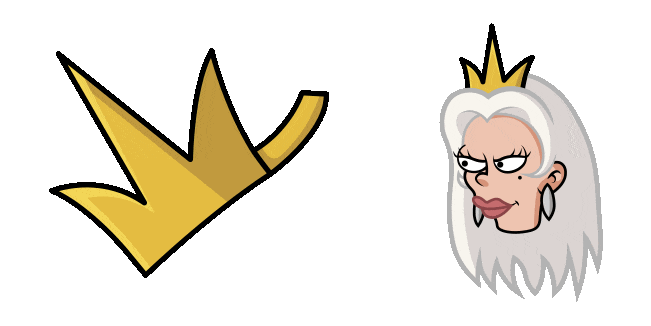 Disenchantment Queen Dagmar & Crown Animated Cursor