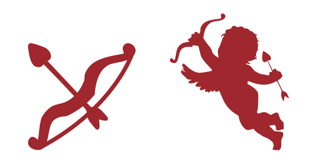 Red Cupid & Bow Cursor