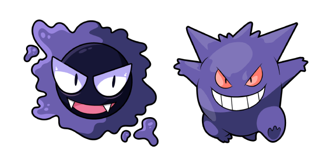 Pokemon Gastly & Gengar Cursor