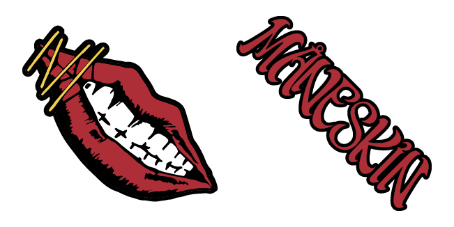 Maneskin Logo Cursor