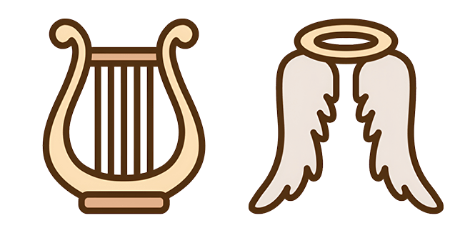 Angelcore Lyre & Wings Cursor