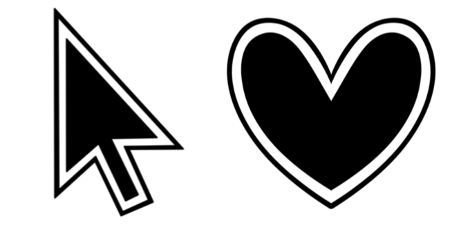 Love Heart macOS Cursor