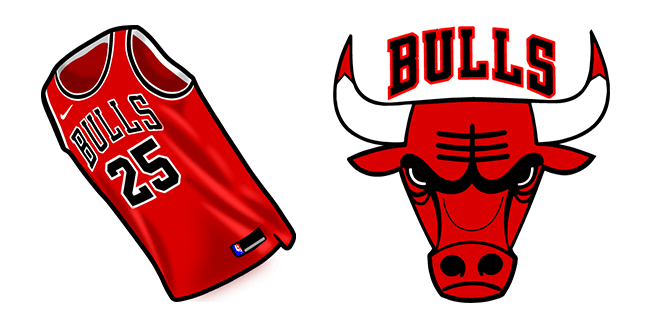 Chicago Bulls Form & Logo Cursor