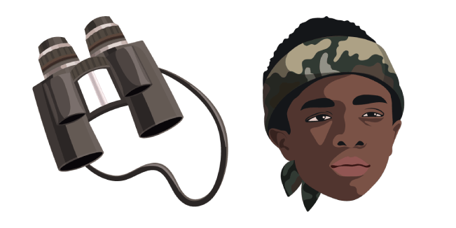 Stranger Things Lukas Sinclair & Binoculars Cursor