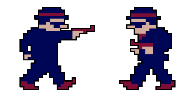 The Goonies Jake Fratelli Pixel Animated Cursor