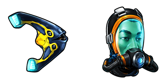 Subnautica Robin Ayou & Seaglide Cursor