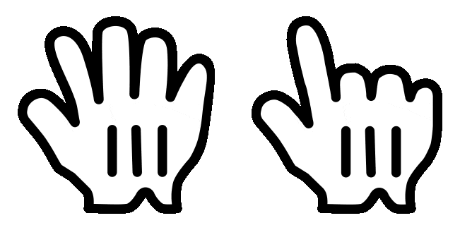 Closed & Open Hand Prank macOS Animated Cursor